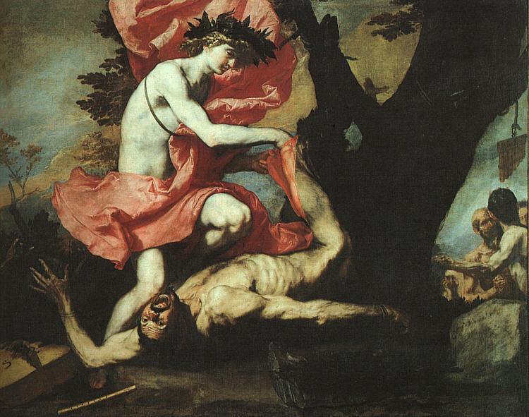 Jusepe de Ribera The Flaying of Marsyas Sweden oil painting art